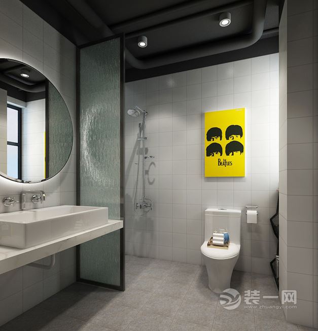 现代简约风格厕所装修效果图